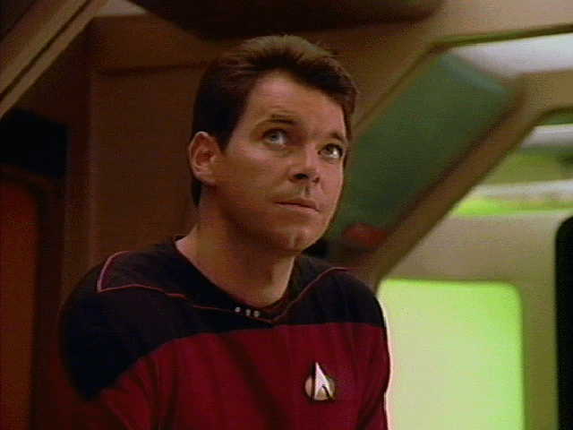 Riker in Shuttlecraft